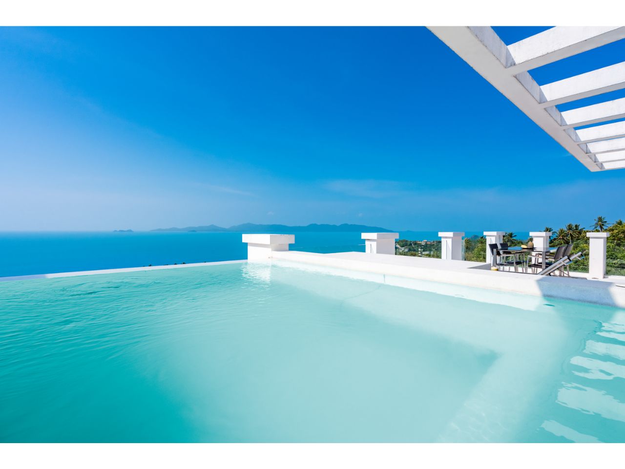 Beautiful view of Private Penthouse Pools In Samui